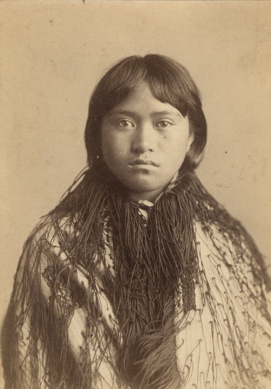 Ruto Rawira, ok.1880 (druk albumowy) autorstwa Foy Brothers Studio