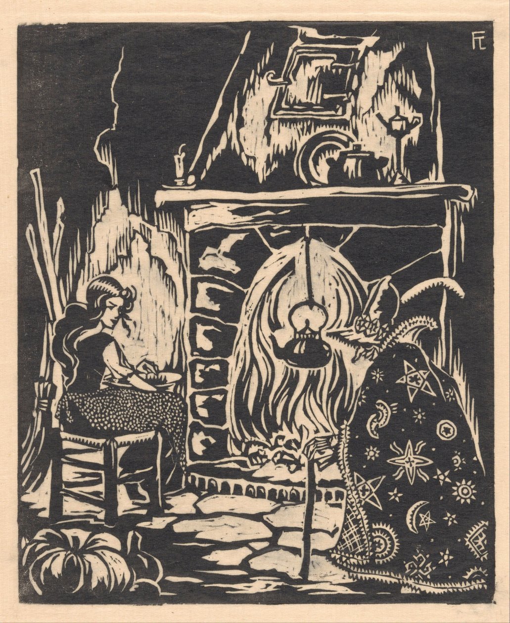 Assepoester (oryginalny tytuł na obiekcie) autorstwa Fré Cohen (signed by artist)