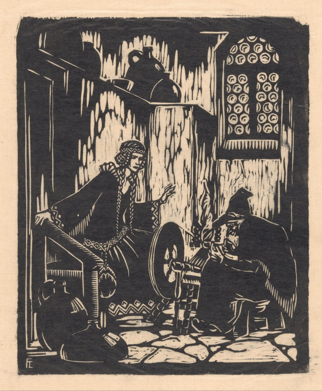 Śpiąca Królewna (oryginalny tytuł na obiekcie) autorstwa Fré Cohen (signed by artist)