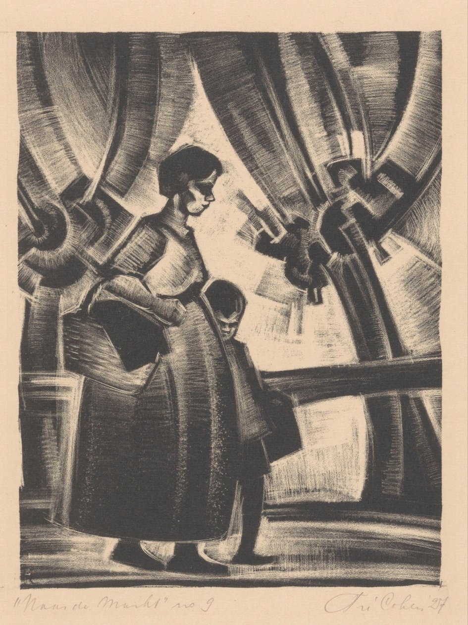 Na rynek (oryginalny tytuł na obiekcie) autorstwa Fré Cohen (signed by artist)