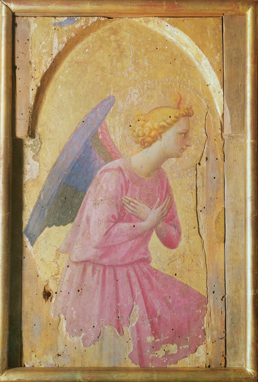Anioł w trakcie adoracji, ok. 1430-1440 autorstwa Fra Angelico