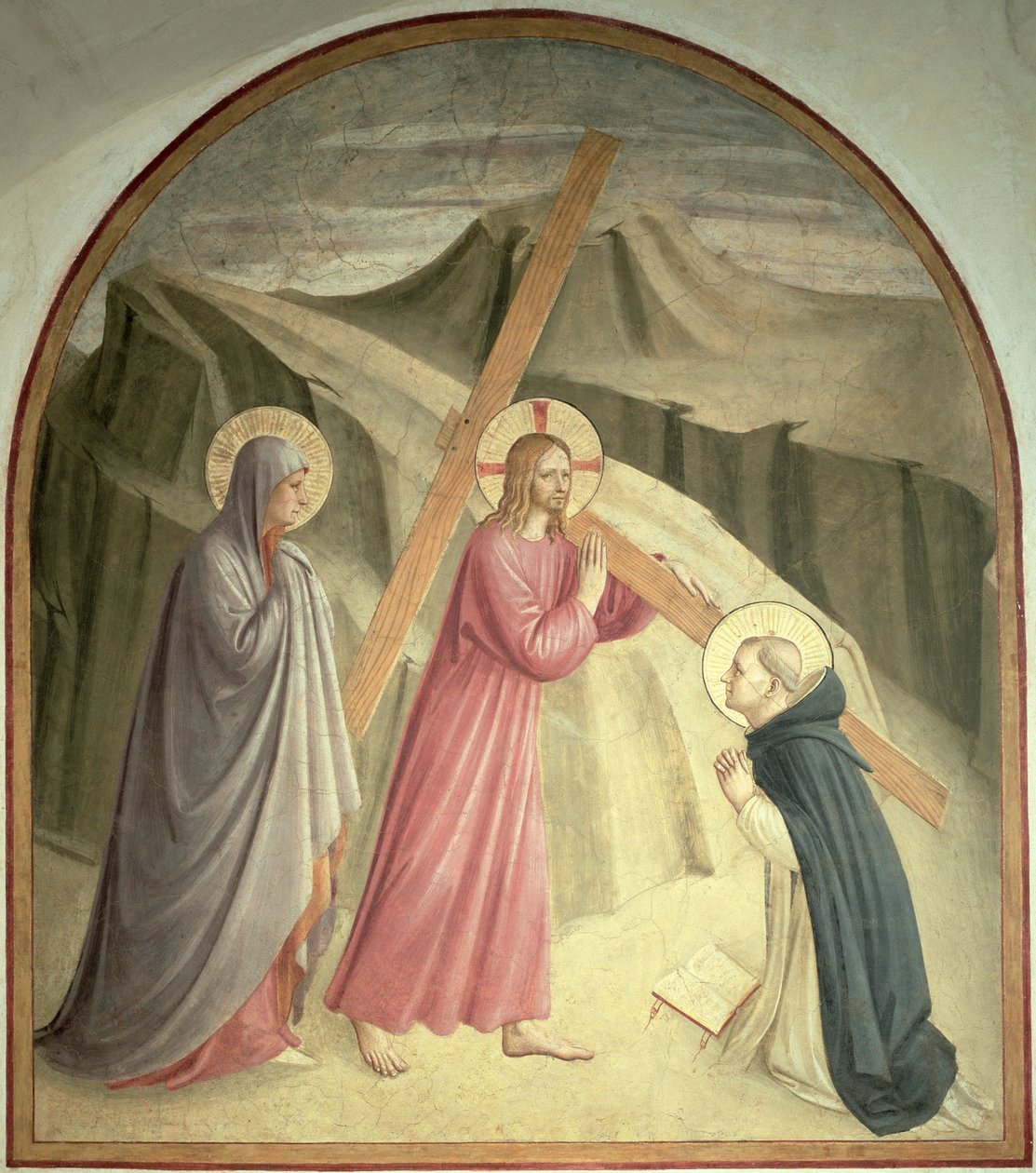 Chrystus dźwigający krzyż, ok. 1438-45 autorstwa Fra Angelico