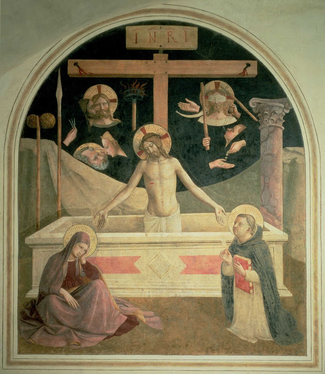 Chrystus zmartwychwstały ze swego grobu, ok. 1438-45 autorstwa Fra Angelico