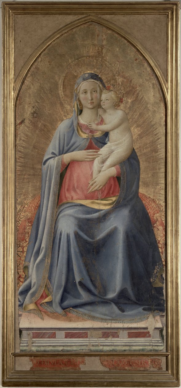 Madonna z Dzieciątkiem, ok. 1430 (tempera na panelu) autorstwa Fra Angelico