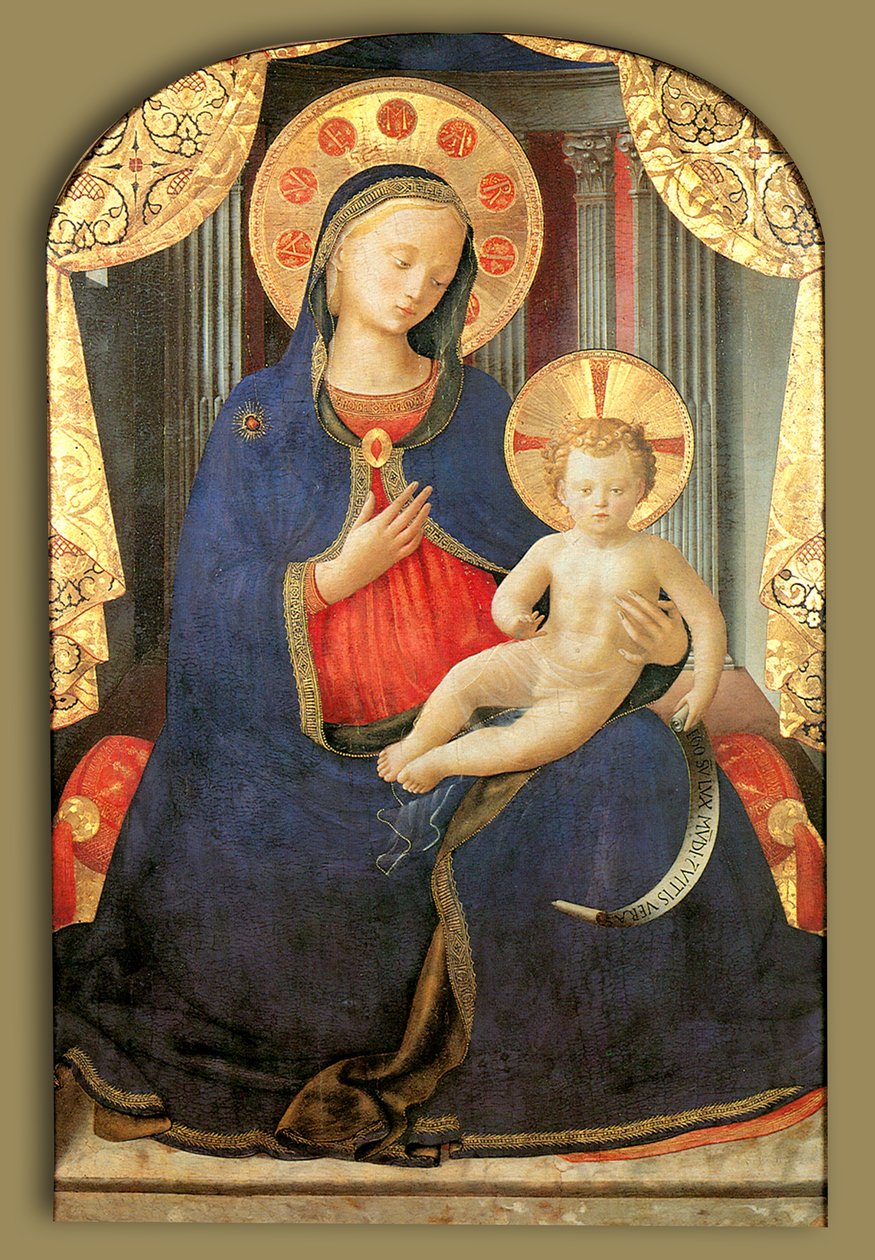 Madonna Pokory autorstwa Fra Angelico