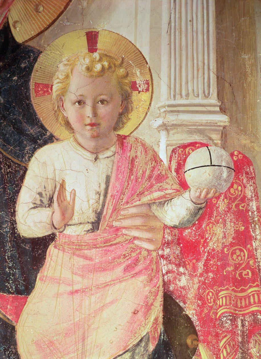 Madonna Cienia lub Dziewica z Dzieciątkiem pomiędzy św. autorstwa Fra Angelico