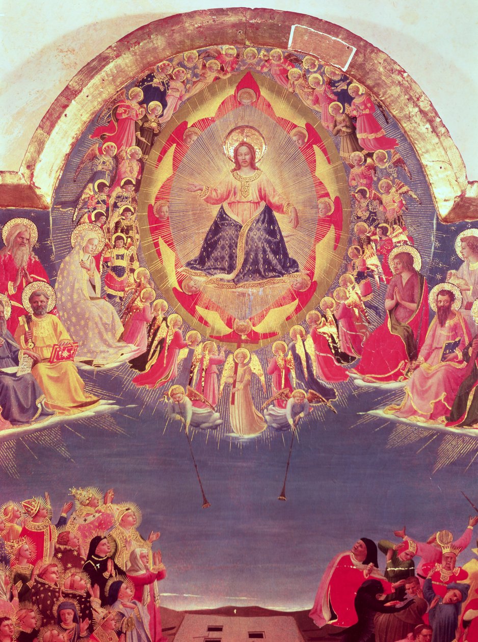 Sąd Ostateczny (tempera na panelu) (szczegół) autorstwa Fra Angelico