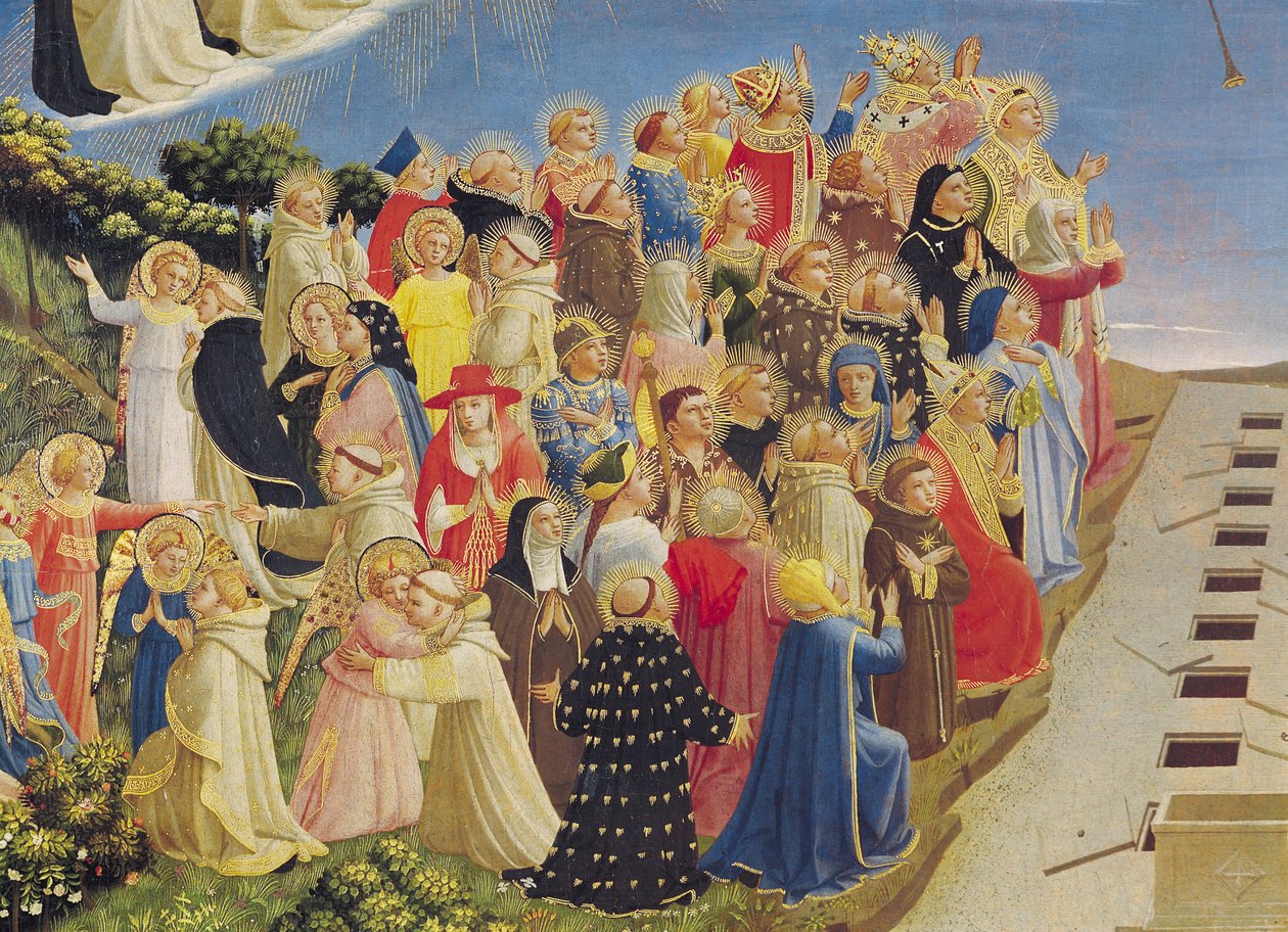 Sąd Ostateczny (tempera na panelu) (szczegół) autorstwa Fra Angelico