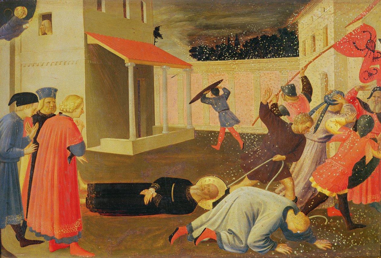 Męczeństwo św. Marka, predella z Tryptyku Linaiuoli, 1433 (tempera na desce) autorstwa Fra Angelico