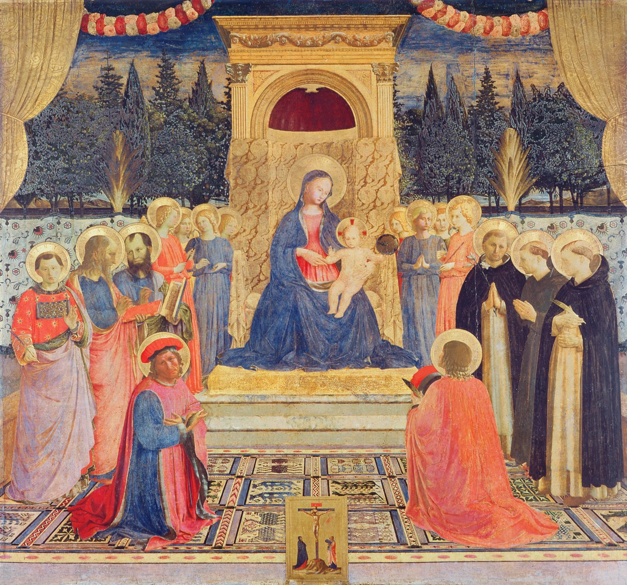 Ołtarz św. Marka, ok. 1438-40 (tempera na panelu) autorstwa Fra Angelico