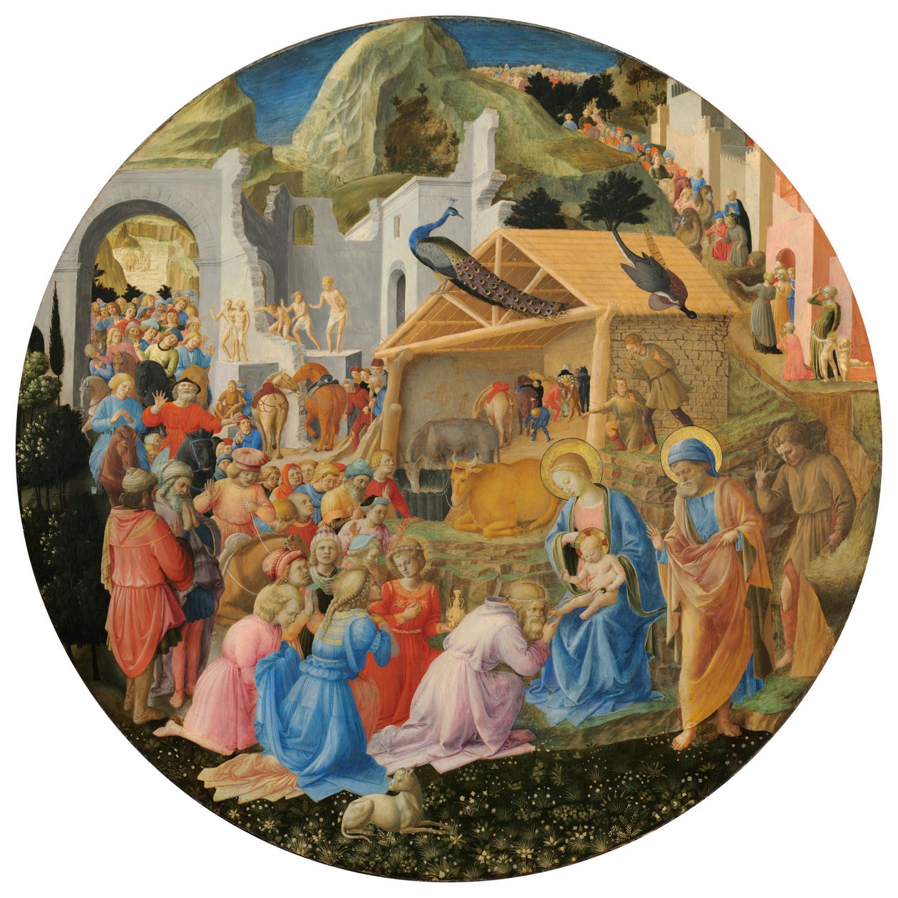 Pokłon Trzech Króli autorstwa Fra Angelico and Fra Filippo Lippi