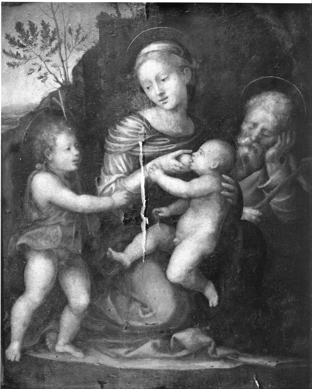 Święta Rodzina ze św. Janem autorstwa Fra Bartolomeo