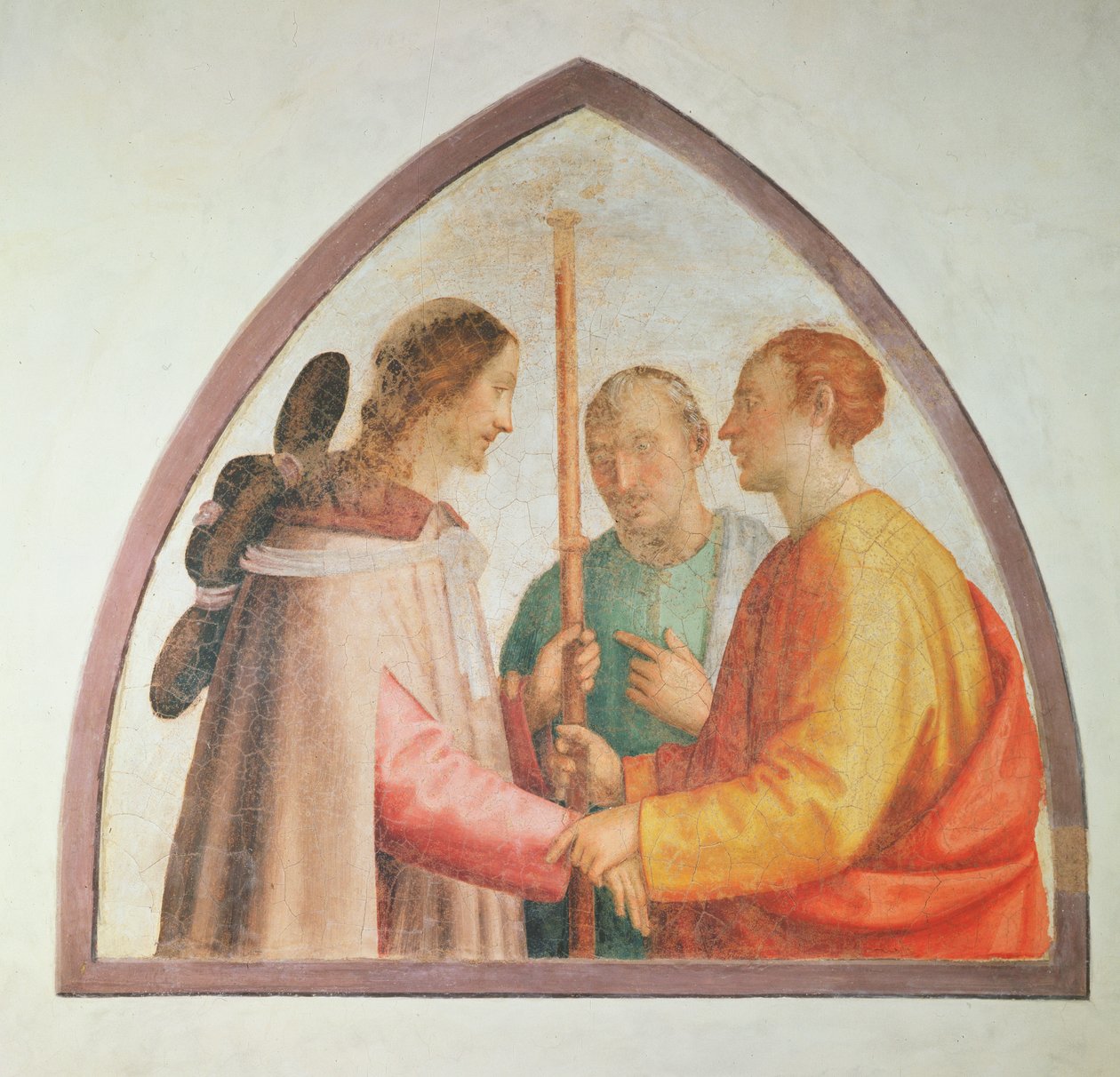 Chrystus ukazuje się na drodze do Emaus autorstwa Fra Bartolommeo