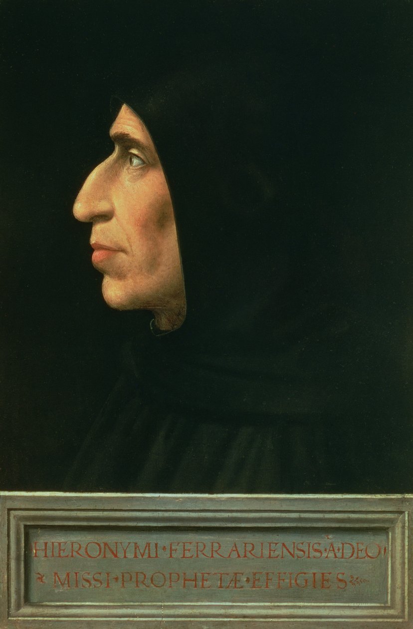 Portret Savonaroli (panel) autorstwa Fra Bartolommeo