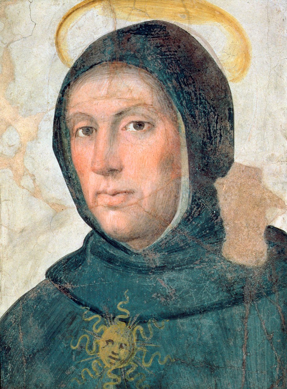 Św. Tomasz z Akwinu (1225-1274) autorstwa Fra Bartolommeo