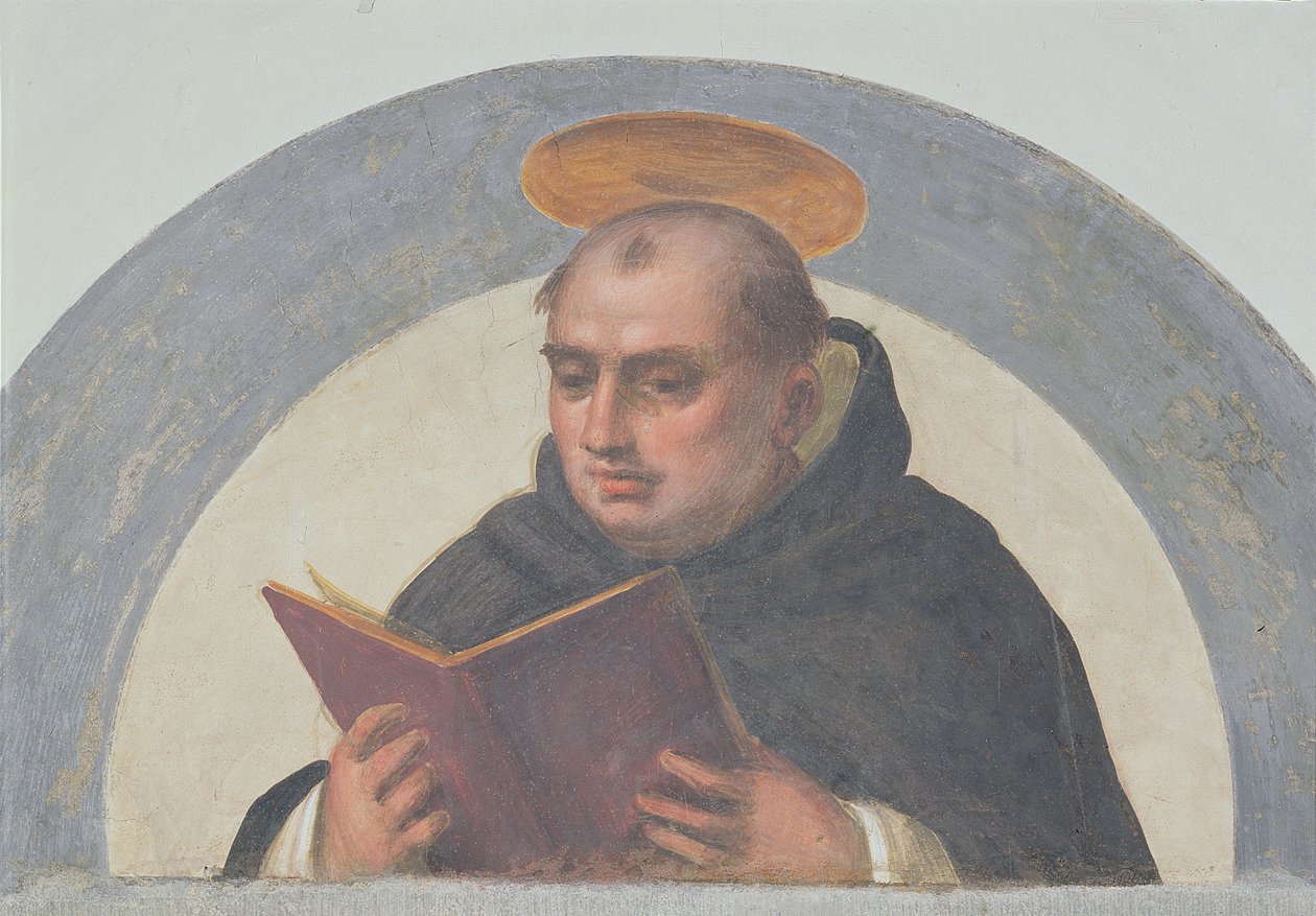 Czytanie św. Tomasza z Akwinu, ok. 1510-11 autorstwa Fra Bartolommeo