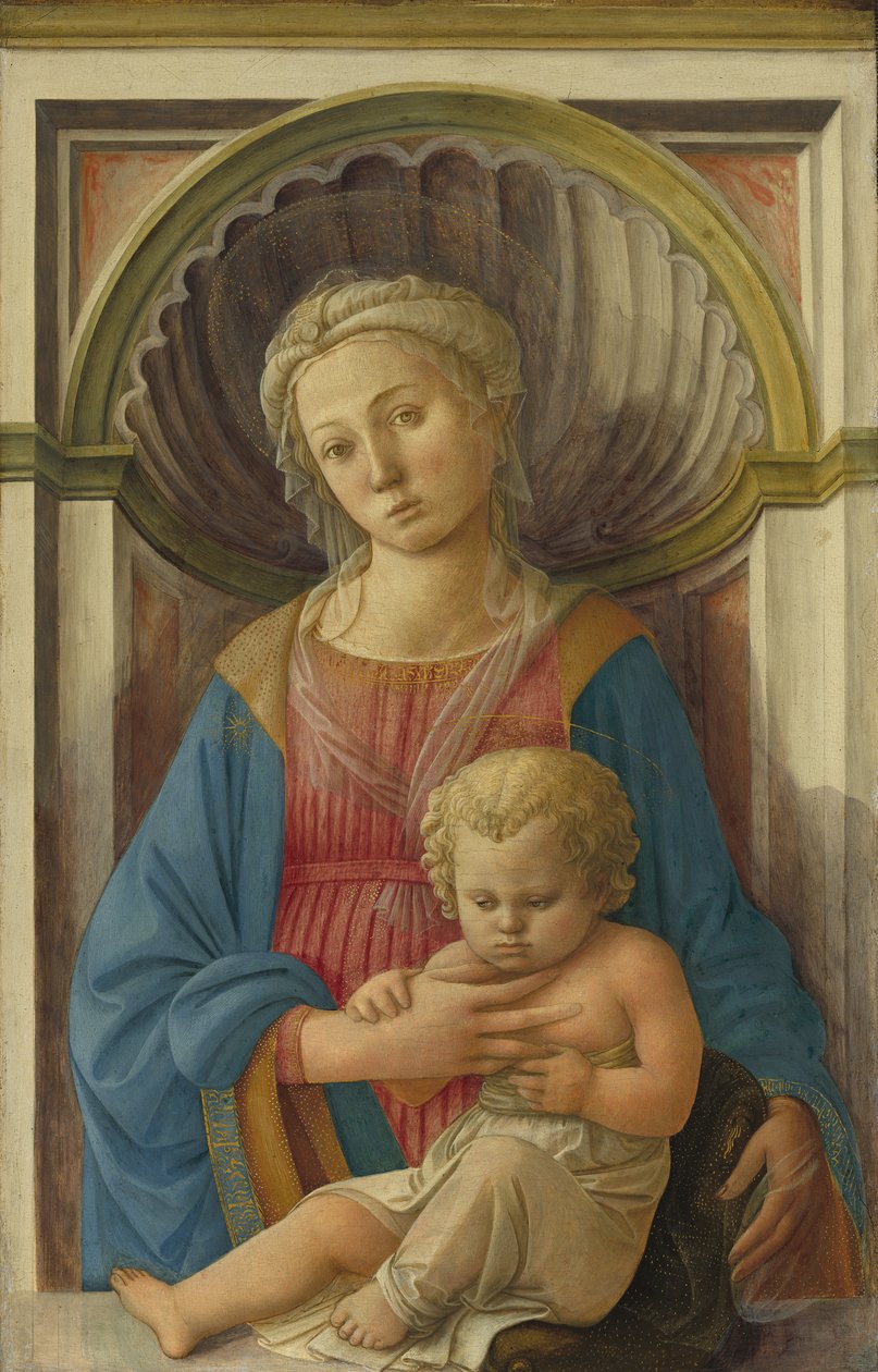 Madonna z Dzieciątkiem, ok. 1440 (tempera na desce z topoli) autorstwa Fra Filippo Lippi