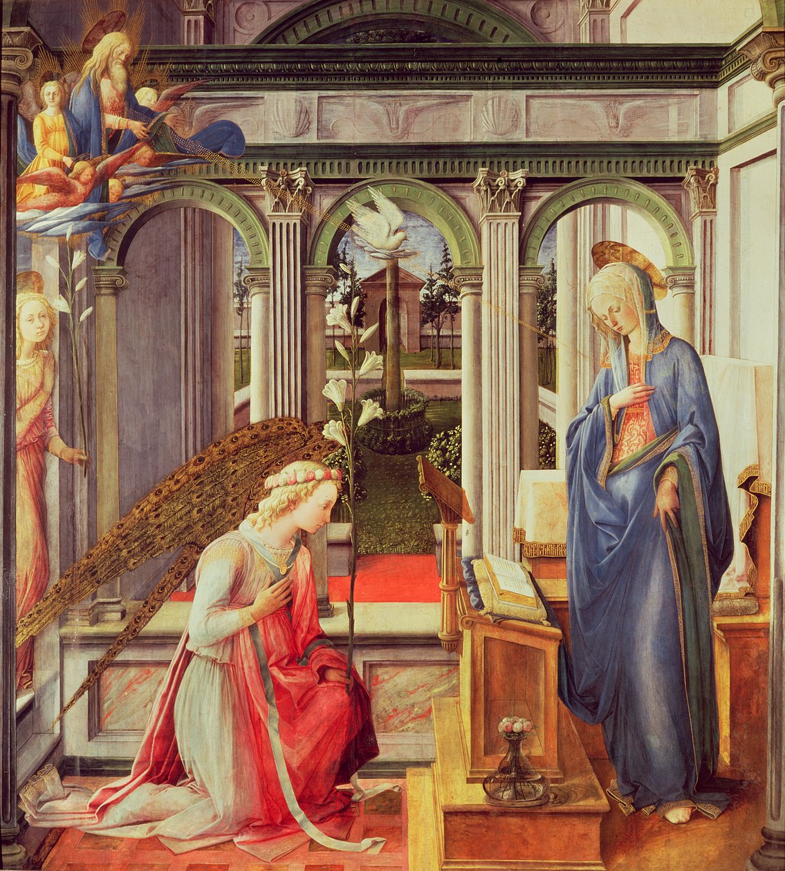 Zwiastowanie autorstwa Fra Filippo Lippi