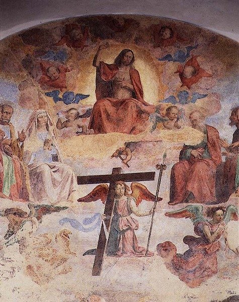 Sąd Ostateczny (fresk) (detal z 78937) autorstwa Fra Bartolomeo
