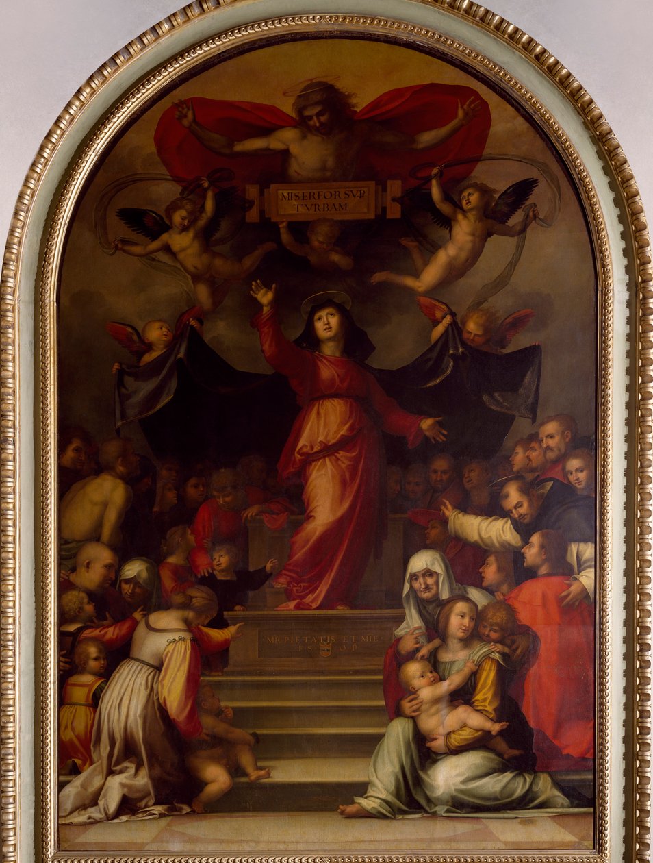 Matka Boża Miłosierdzia – Bartolomeo della Porta znany jako Fra Bartolomeo autorstwa Fra (1472 1517) Bartolomeo