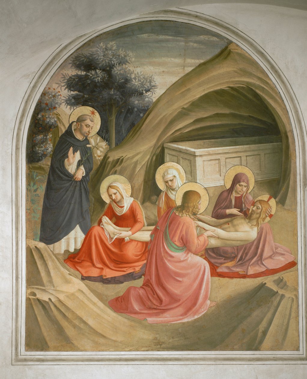 Cella 2: Deploracja autorstwa Fra (c.1387-1455) Angelico