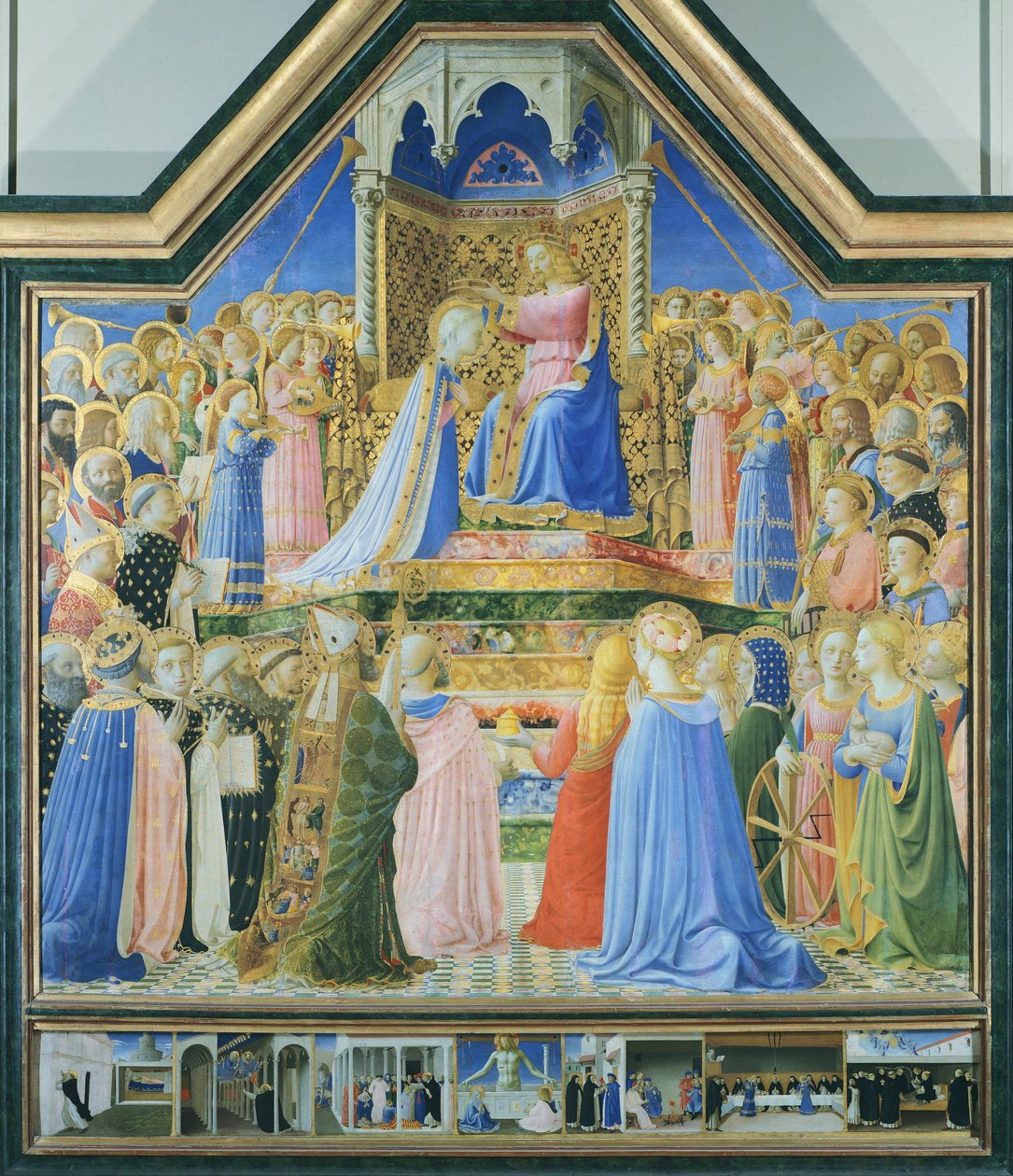 Koronacja Dziewicy autorstwa Fra (c.1387 1455) Angelico