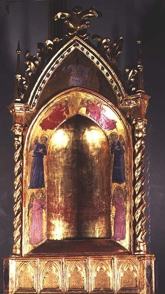 Tabernakulum z Chrystusem i Aniołami autorstwa Fra (c.1387 1455) Angelico