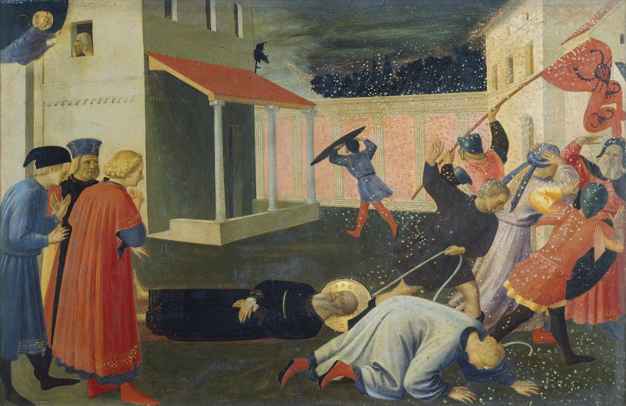 Męczeństwo San Marco, fragment predelli, Tabernakulum Sukienek lnianych autorstwa Fra (c.1387 1455) Angelico