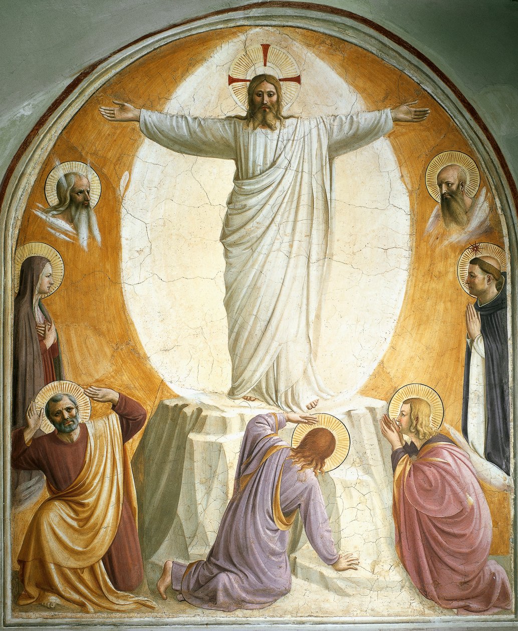 Transfiguracja autorstwa Fra (c.1387 1455) Angelico
