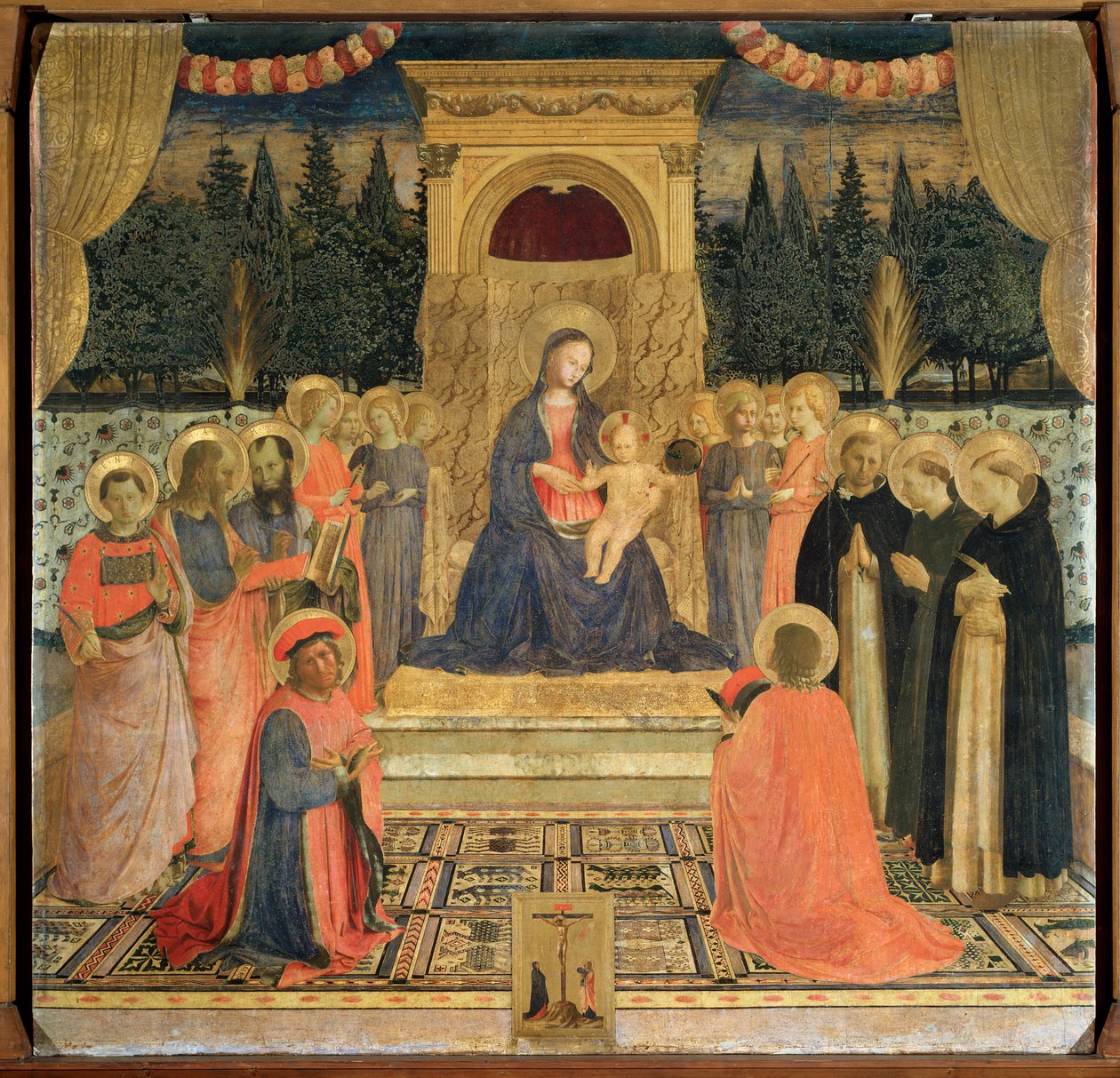 Ołtarz św. 1438-1440 (tempera na panelu) autorstwa Fra  Angelico