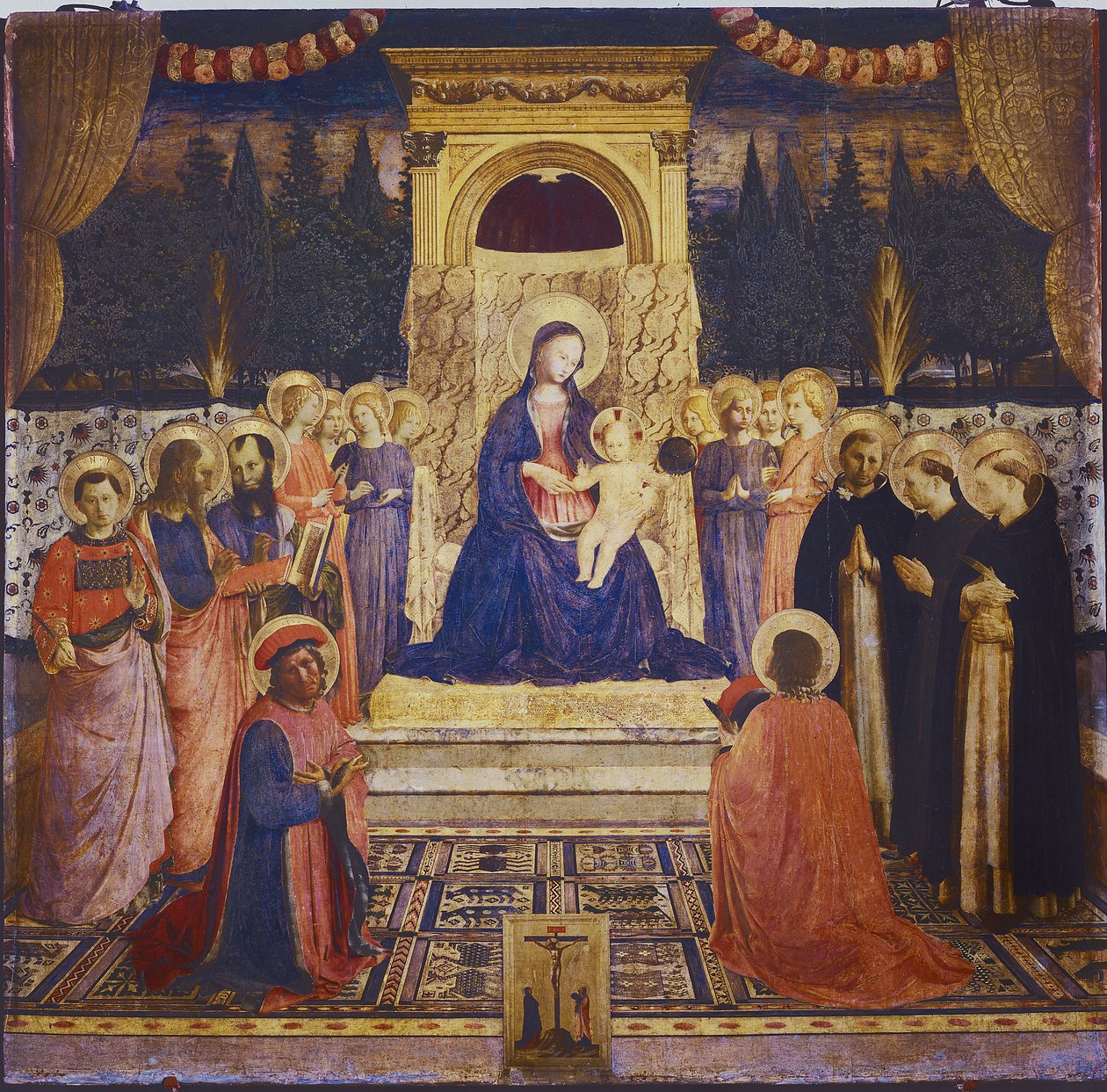 Ołtarz San Marco, ok. 1438-1440 (tempera na desce) autorstwa Fra  Angelico