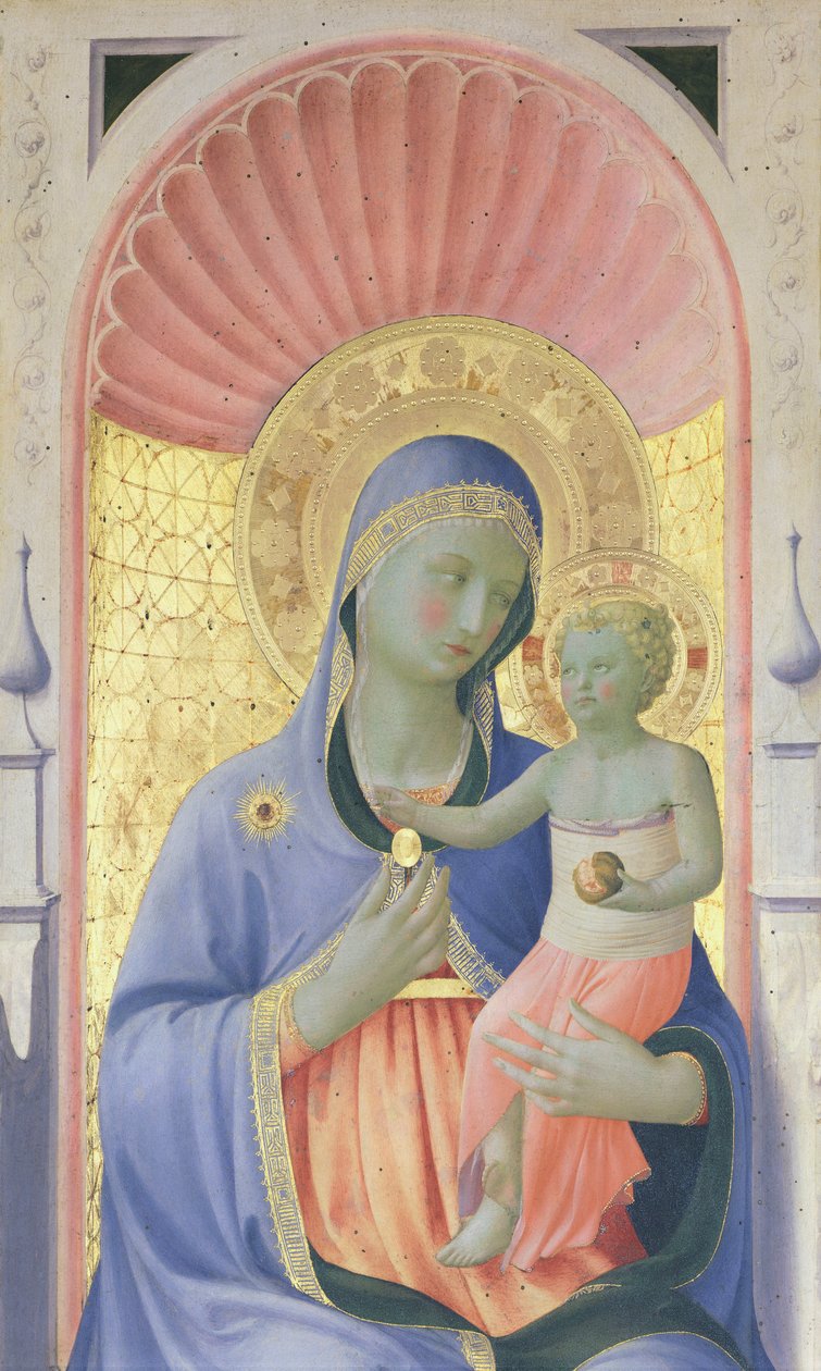Ołtarz Annaleny, ok. 1430, autorstwa Giovanniego da Fiesole znanego jako Fra Angelico (1400-ca 1455), tempera na drewnie autorstwa Fra (c.1387 1455) Angelico