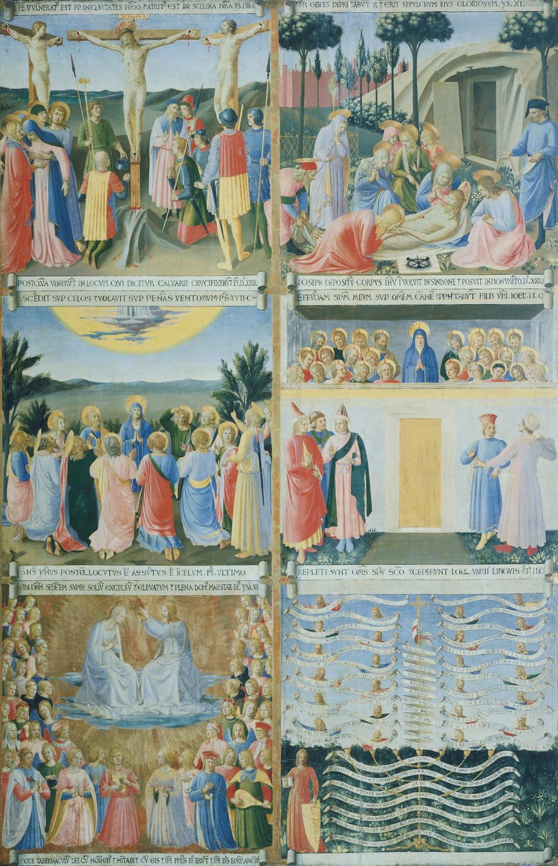Armadio degli Argenti (Srebrna Skrzynia) z życiem Jezusa autorstwa Fra (c.1387 1455) Angelico