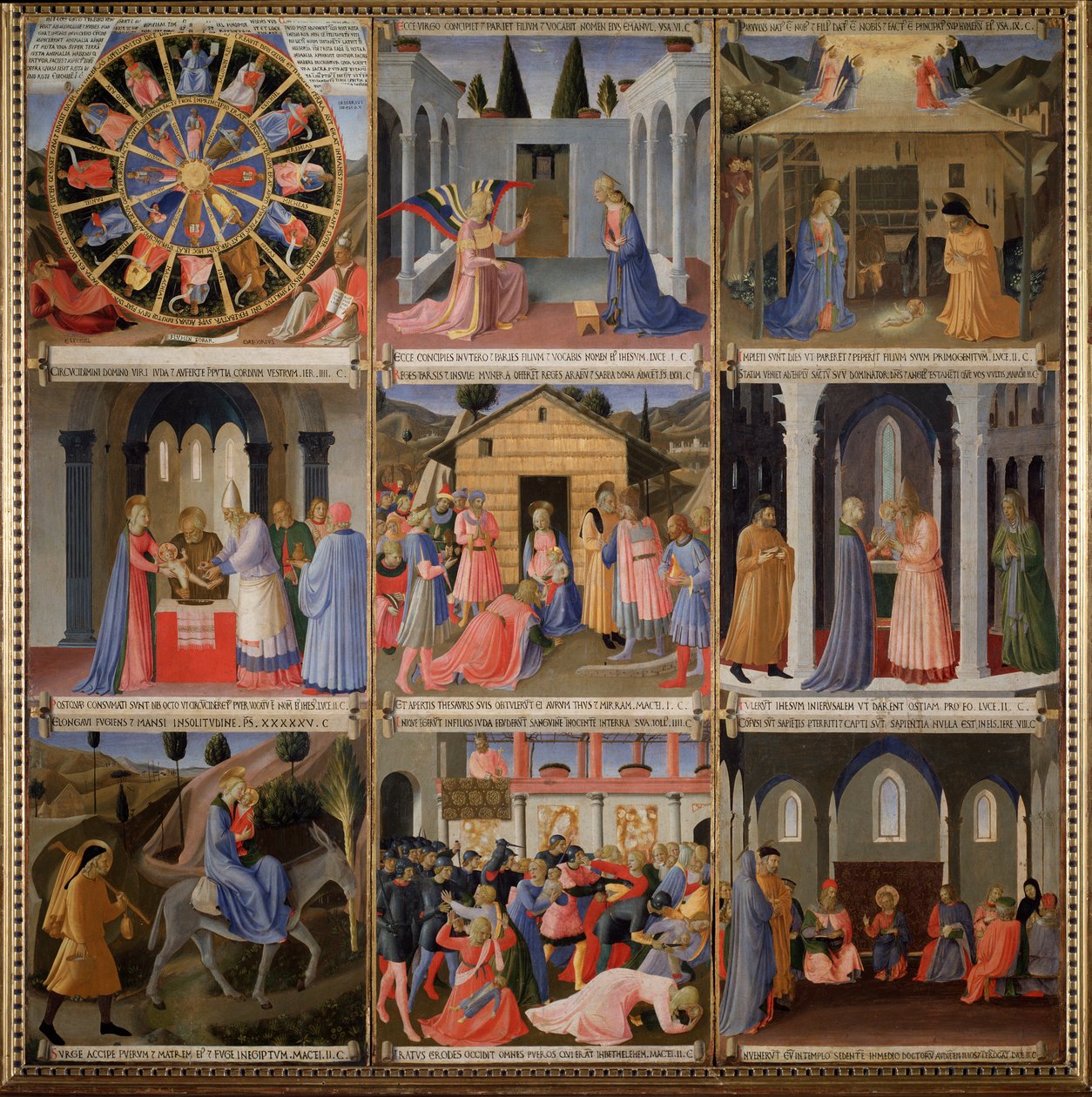 Armadio degli Argenti: Życie Chrystusa (Tempera na drewnie) autorstwa Fra  Angelico
