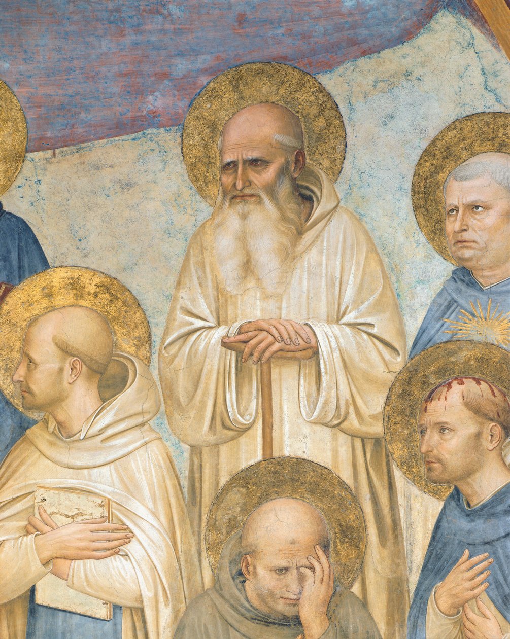 Ukrzyżowanie ze świętymi autorstwa Fra (c.1387 1455) Angelico