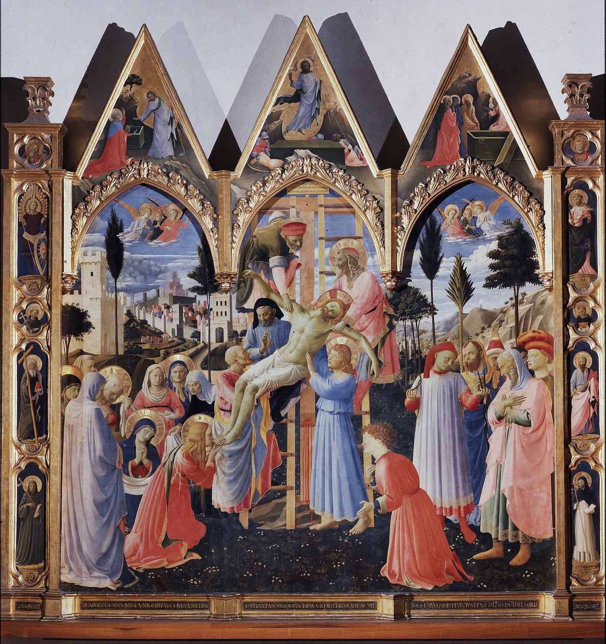 Osadzanie Chrystusa autorstwa Fra  Angelico