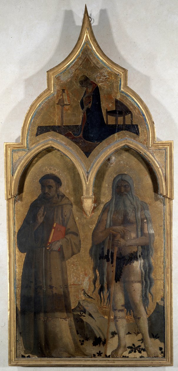 Drzwi Tabernakulum Trójcy Świętej autorstwa Fra  Angelico
