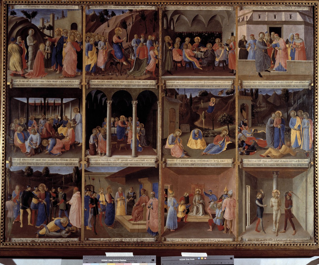 Sceny z życia Chrystusa z Gabinetu Świętych Waz lub Gabinetu Ex-Voto Srebra Kościoła Santissima Annunziata 1450-1453 (tempera na drewnie) autorstwa Fra  Angelico
