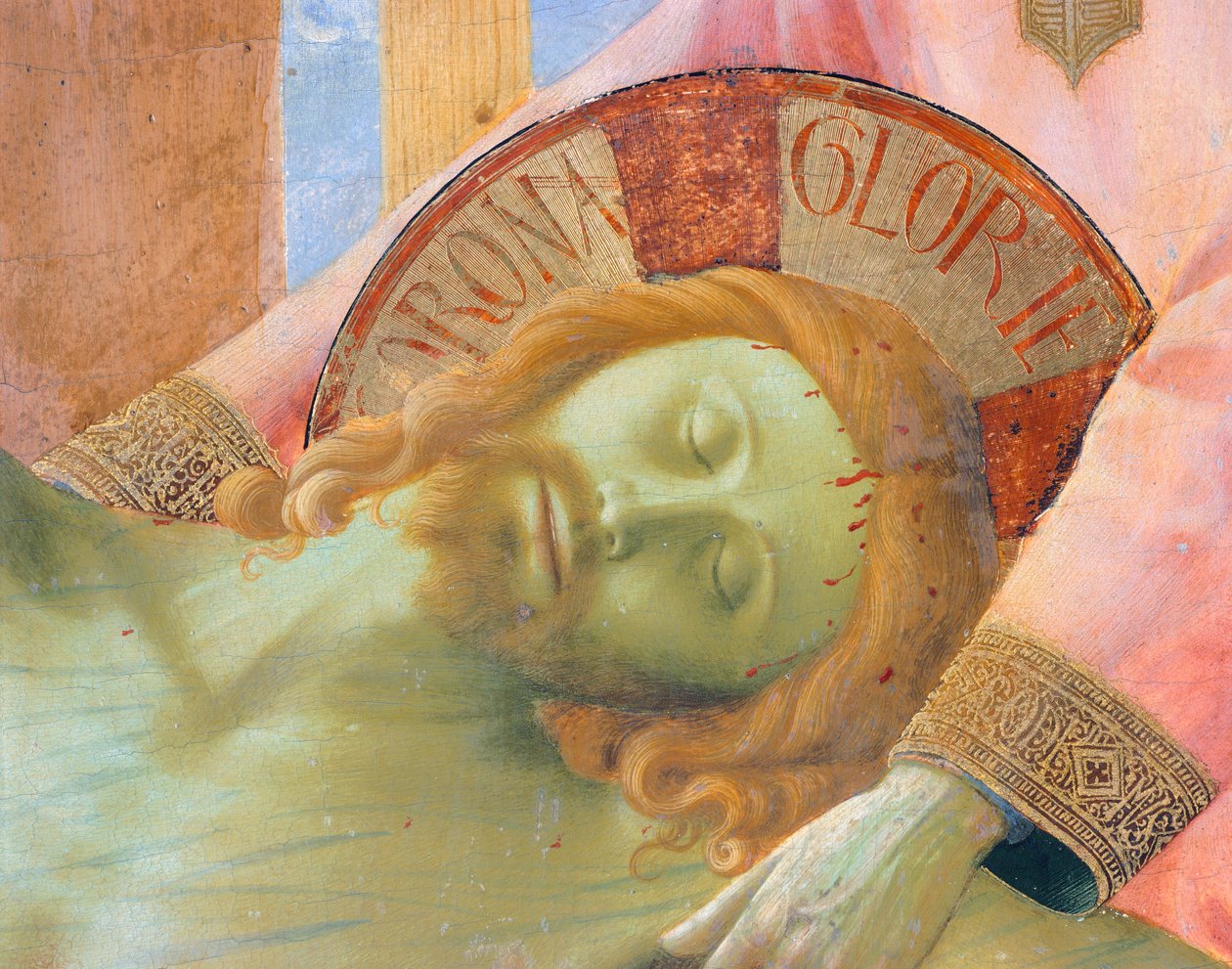 Zdjęcie z Krzyża lub Ołtarza Trójcy Świętej, ok. 1432, Giovanni da Fiesole zwanego Fra Angelico (1400-ok. 1455), tempera na drewnie autorstwa Fra (c.1387 1455) Angelico