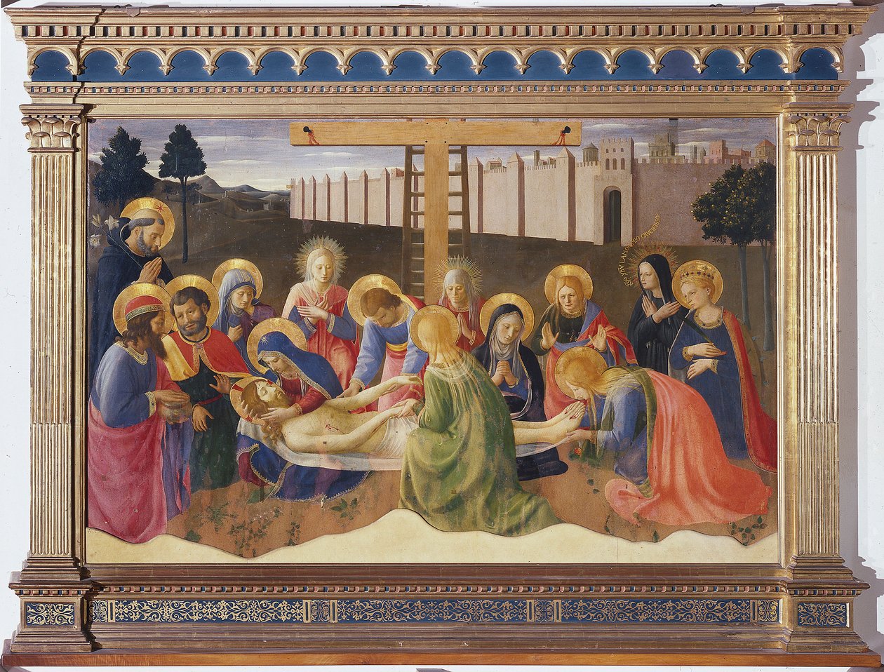 Osadzanie (malowanie na drewnie autorstwa Fra  Angelico