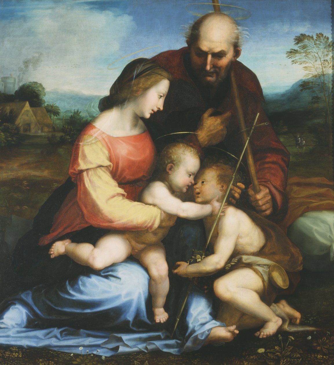 Ариун гэр бүл ба Гэгээн Жонполи autorstwa Fra 1472 1517 Bartolommeo