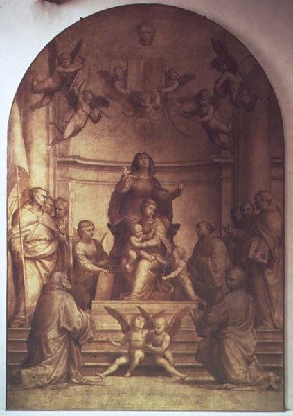 Ołtarz Wielkiej Rady, 1510 (patrz także 94717-21) autorstwa Fra 1472 1517 Bartolommeo