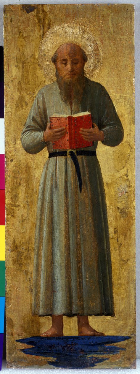 Święty, v.1435-40 (tempera na drewnie topoli) autorstwa Fra Angelico