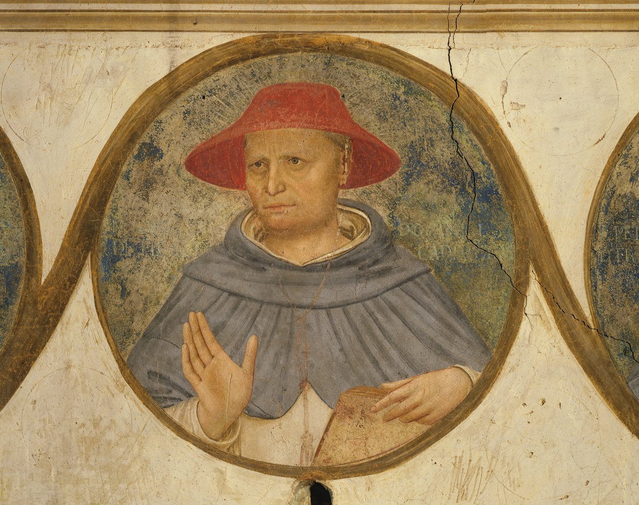 Błogosławiony Ugolino z Orvieto, teolog i filozof autorstwa Fra Angelico