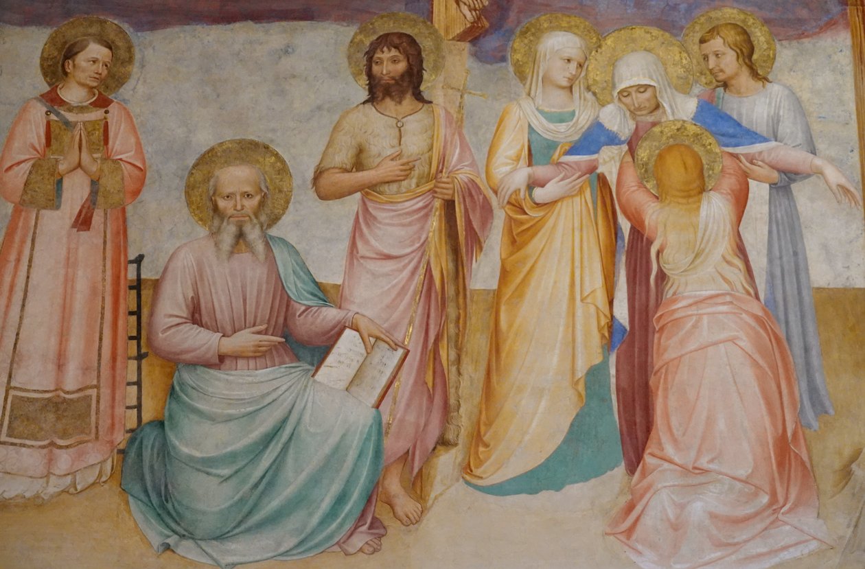 Ukrzyżowanie ze świętymi autorstwa Fra Angelico