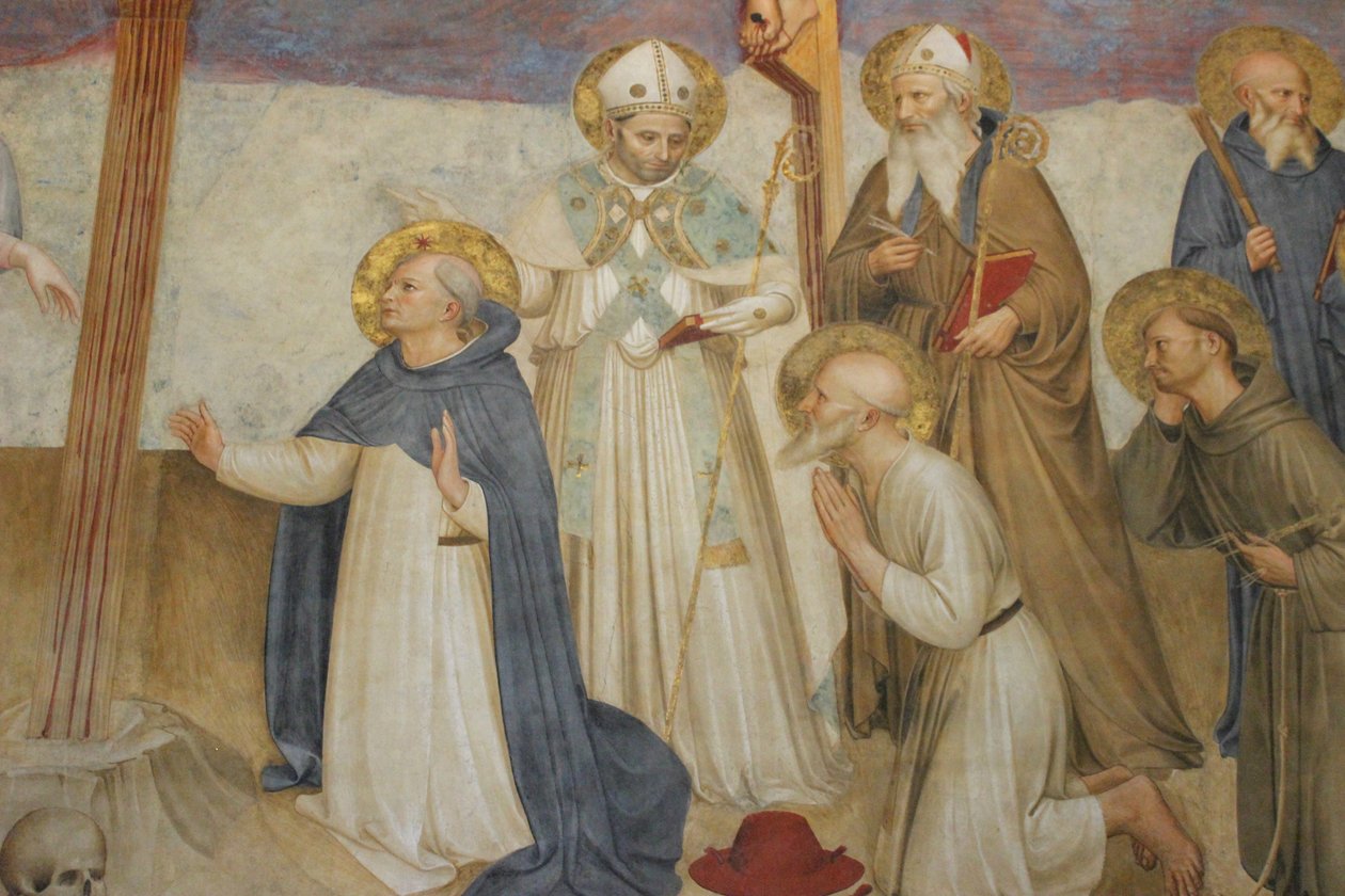 Ukrzyżowanie ze świętymi autorstwa Fra Angelico