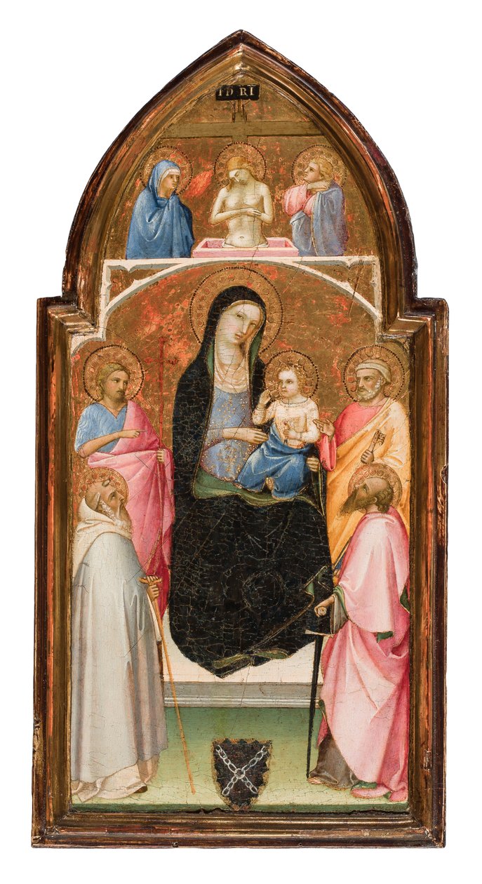 Madonna z Dzieciątkiem i świętymi autorstwa Fra Angelico