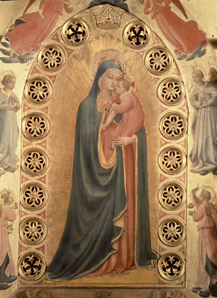 Madonna Gwiazd (patrz także 230331) autorstwa Fra Angelico