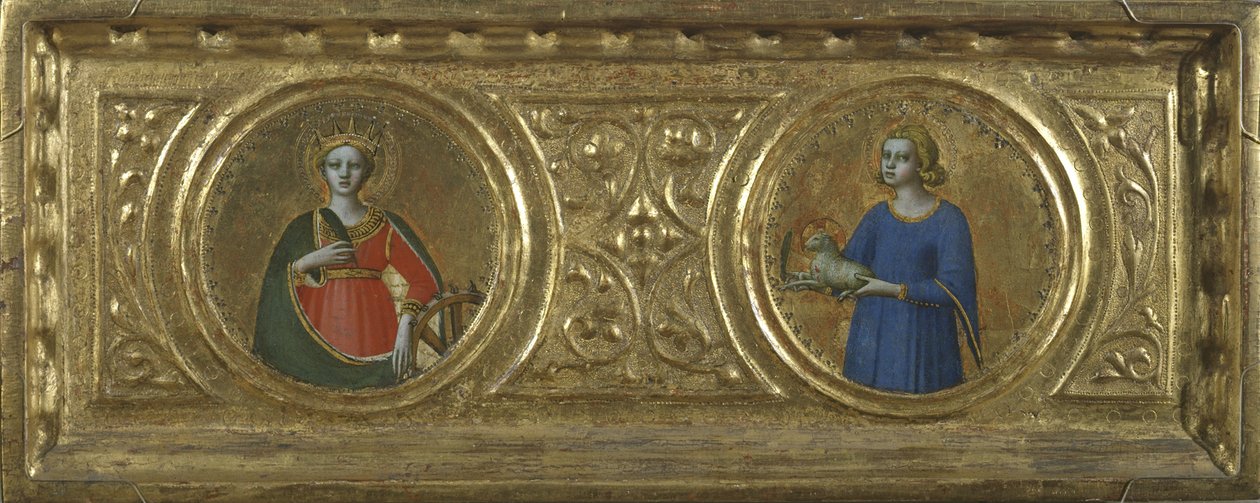 Święta Katarzyna Aleksandryjska i Święta Agnieszka autorstwa Fra Angelico
