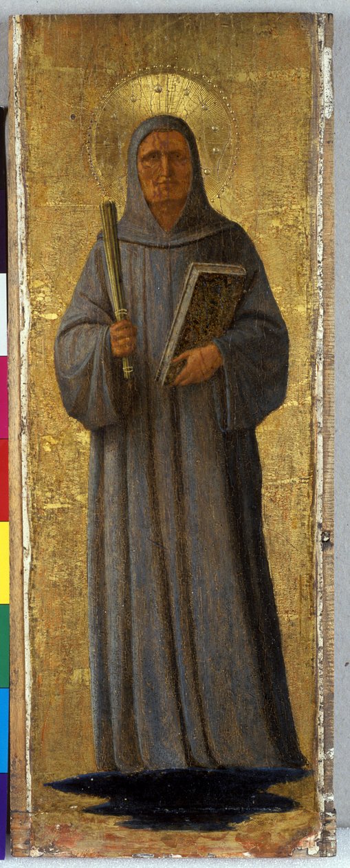 Św. Bernard z Clairvaux, ok.1435-40 (tempera na drewnie topoli) autorstwa Fra Angelico